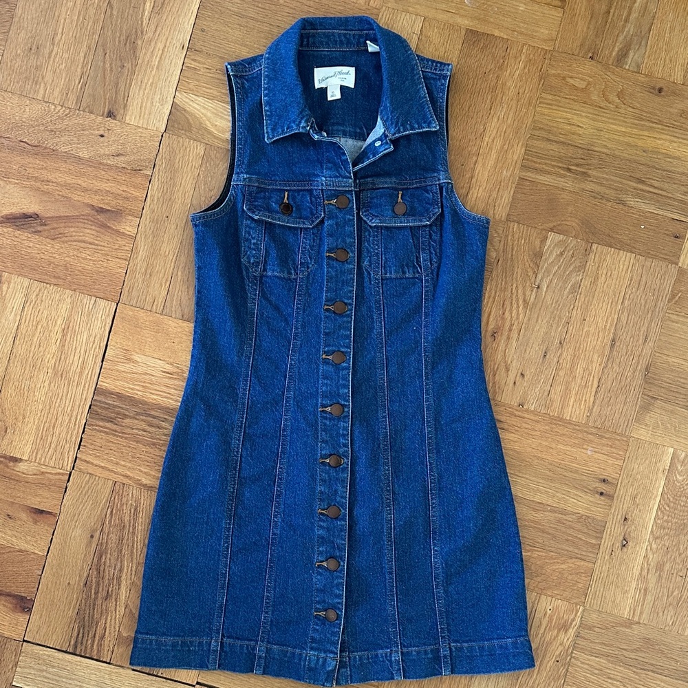 Universal Thread Denim Sleeveless Button-Down Dress